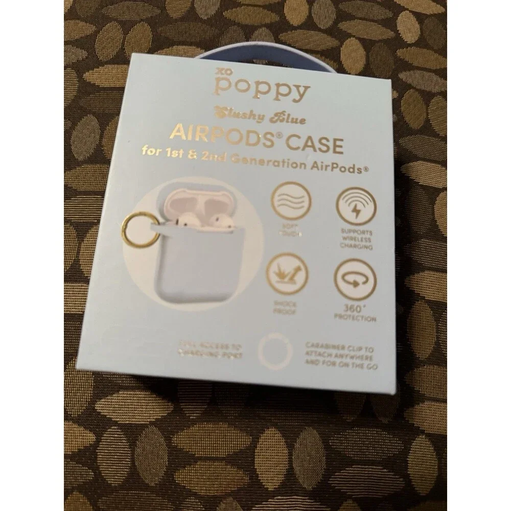 XO Poppy Slushy Blue AirPod Pro Case 1st & 2nd Generation New Sealed box - Picture 4 of 5